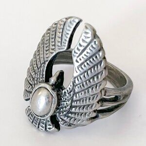 Vanessa Mooney Silver Eagle Ring - Size 8